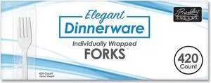 Berk Elegant Heavyweight Cutlery Fork White 420/Box BEP90185