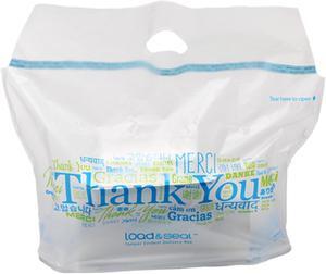 Bagcraft Thank You Load & Seal Tamper Evident Delivery Bags 500 1030667