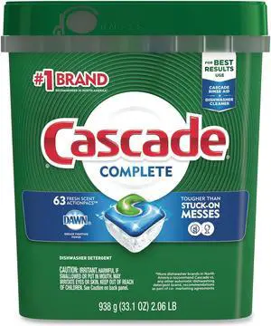 Cascade Complete ActionPacs Fresh Scent 63/Pack 97720