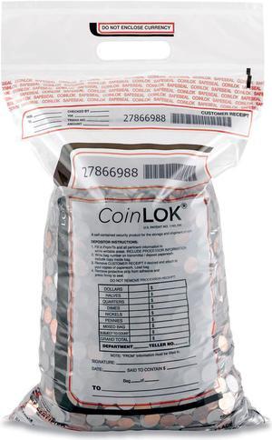 Coin Bag Plastic 12.5 x 25 Clear 50/Pack 585100