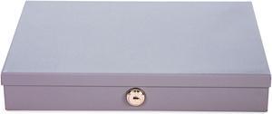 Controltek Heavy Duty Low Profile Cash Box 6 Compartments Gray 500126