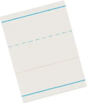 Pacon Multi-Program Handwriting Paper 1 1/8" Two-Sided 8 x 10.5 500/Pack ZP2610