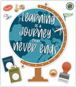 Carson Dellosa Motivational Bulletin Board Learning Is a Journey 45 Pieces