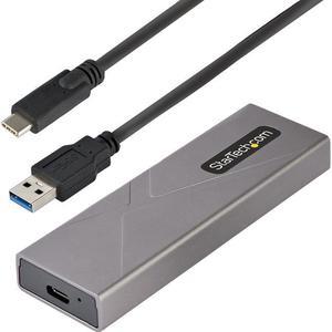 StarTech USB-C 10Gbps to M.2 NVMe or M.2 SATA SSD Enclosure M2USBCNVMESATA