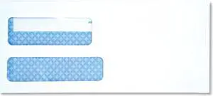Universal Double Window Envelope #9 Self-Adhesive White 500/Bx UNV35217