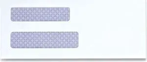 Universal Double Window Envelope #8 5/8 Self-Adhesive 3.63x8.63 500/Pack UNV35218