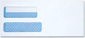 Universal Double Window Envelope #10 4.13 x 9.5 500/Box UNV36103