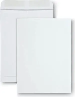 Universal Catalog Envelope #10 1/2 Square Flap 9 x 12 White 100/Box UNV44103