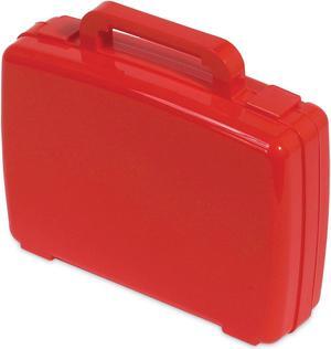 Deflecto Little Artist Antimicrobial Storage Case Red 39506RED