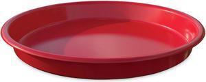 Deflecto Little Artist's Antimicrobial Craft Tray 13" Dia. Red 39514RED