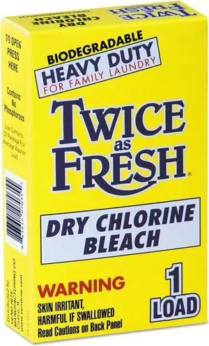 Heavy Duty Coin-Vend Powdered Chlorine Bleach 1 load 100/Carton VEN2979646