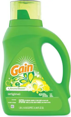 Gain Liquid Laundry Detergent Gain Original Scent 46 oz Bottle 6/Carton 55861