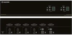 Black Box Secure KVM Matarix Switch NIAP 3.0 SS4PDVI4X2UCAC