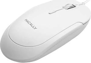 Macally USB-C Optical Quiet Click Mouse for Mac/PC White UCDYNAMOUSEW