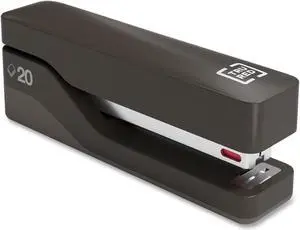 Desktop Plastic Half Strip Stapler 20-Sheet Capacity Black TR58083
