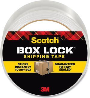Scotch Box Lock Shipping Packing Tape 1.88 in x 54.6 yds. Clear (3950)