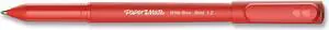 Write Bros. Ballpoint Pen Stick Bold 1.2 mm Red Ink Red Barrel Dozen 2124521