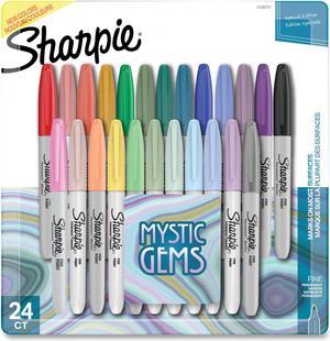 Mystic Gems Markers Fine Bullet Tip Assorted 24/Pack 2136727