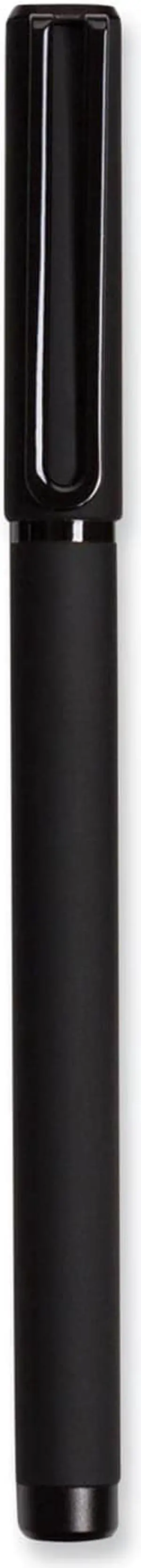 Catalina Soft Touch Porous Point Pen Stick Fine 0.7 mm Black Ink Black Barrel Dozen 5007U0124