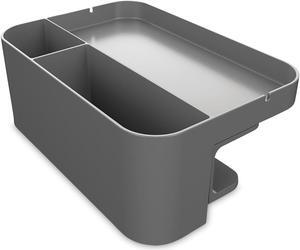 Deflecto Standing Desk Large Desk Organizer Two Sections Gray 400002