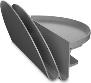 Deflect-O Standing Desk Plastic File Organizer Gray (400003)