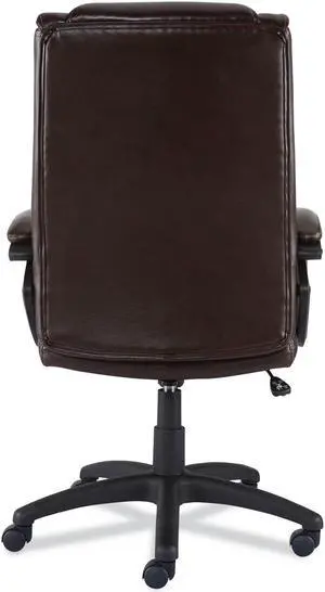 Alera Brosna Series Mid-Back Task Chair Supports Up to 250 lb 18.15" to 21.77" Seat Height Brown Seat/Back Brown Base ALEBRN42B59