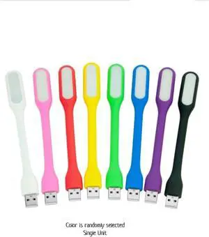 USB Powered Flexible Portable LED Lamp Book Reading Task Light (Random Color)