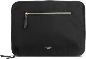 Knomo Mayfair 13" Laptop Notebook Knomad Organizer Sleeve Case Black