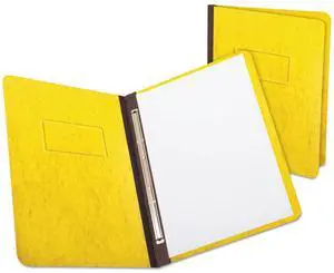 Oxford 12709 PressGuard Report Cover, Prong Clip, Letter, 3" Capacity, Yellow