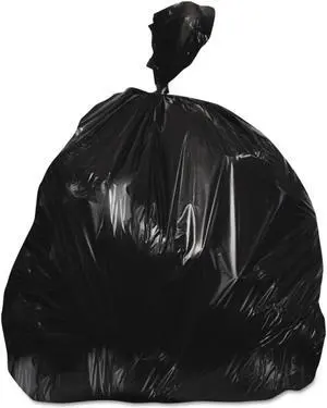 Heritage Low-Density Can Liners 40-45 gal 0.7 mil 40 x 46 Black 250/Carton
