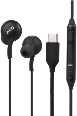 4XEM USB-C AKG Earphones with Mic and Volume Control Black 4XSAMEARAKGCB