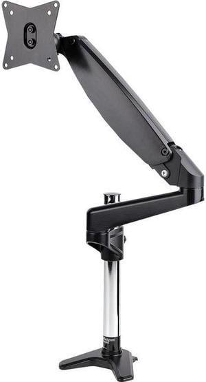 StarTech Desk Mount Monitor Arm for Single VESA Display up to 32" or 49" Ultrawide 8kg/17.6lb - Full Motion Articulating & Height Adjustable - C-Clamp, Grommet - Single Monitor Arm