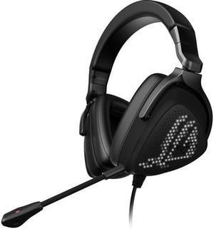 ASUS ROG Delta S Animate Gaming Headset | Customizable AniMe Matrix LED Display, AI Noise-Canceling Mic, Hi-Res ESS 9281 Quad DAC, Lightweight, USB-C, For PC, Mac, PS5, Switch and Mobile Devices