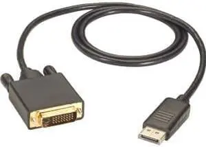Black Box DisplayPort to DVI Cable - Male to Male, 6-ft. Black Box DisplayPort to DVI Cable - Male to Male, 6-ft.