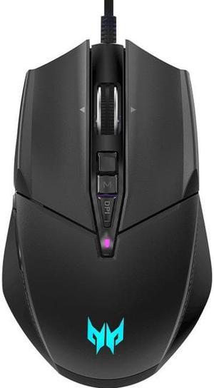 Predator Cestus 335 Gaming Mouse - Cable - Black - USB 2.0 - 19000 dpi - Scroll Button - 10 Button(s) - 10 Programmable Button(s) with PixArt 3370 Sensor