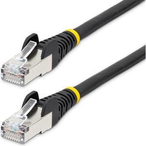 StarTech 3ft CAT6a Snagless S/FTP Ethernet Cable Black NLBK3FCAT6APATCH