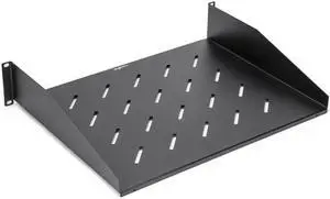 Rocstor 2U Universal Vented Rack Mount Shelf Y10E018B1