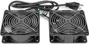 Rocstor SolidRack Fan for Wall Rack Cabinet US 110v-120v 2 Pack 2 Pack Y10E014B1 Rocstor SolidRack Fan for Wall Rack Cabinet US 110v-120v 2 Pack 2 Pack Y10E014B1