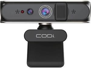 CODi Allocco 1080P IR Facial Recognition Webcam Black (A05023)