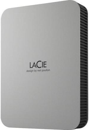 LaCie Mobile Drive Secure STLR2000400 2TB USB-C Portable Hard Drive Space Grey