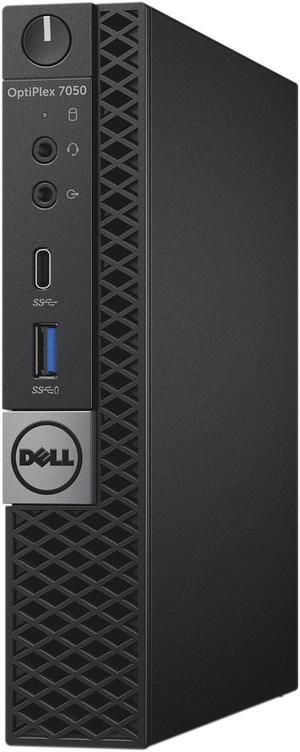 DELL Grade A Business Desktop OptiPlex 7050 Micro Intel Core i7 6th Gen 6700T (2.80GHz) 16GB DDR4 256 GB SSD Intel HD Graphics 530 Windows 10 Pro 64-bit