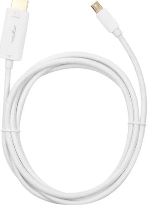 ROCSTOR 6FT MINI DISPLAYPORT TO HDMI SUPPORTS UP TO 4K 60HZ - WHITE ROCSTOR 6FT MINI DISPLAYPORT TO HDMI SUPPORTS UP TO 4K 60HZ - WHITE