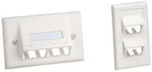 PANDUIT 4-Socket Faceplate CFPSL4IWY