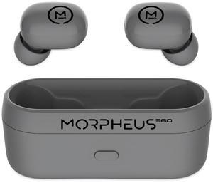 Morpheus m360 Spire True Wireless Earbuds, in-ear Sport Headphones Bluetooth Headset with Microphone TW1500G - Dark Gray