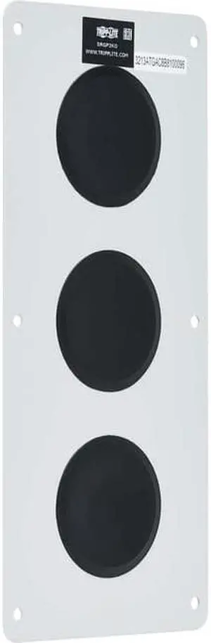 Tripp Lite SmartRack Cable Gland Plate for NEMA-Rated Enclosure Cabinets 3 Ports