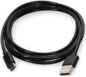 AddOn 2m USB A 2.0 Male to USB C 2.0 Male Black Extension Cable