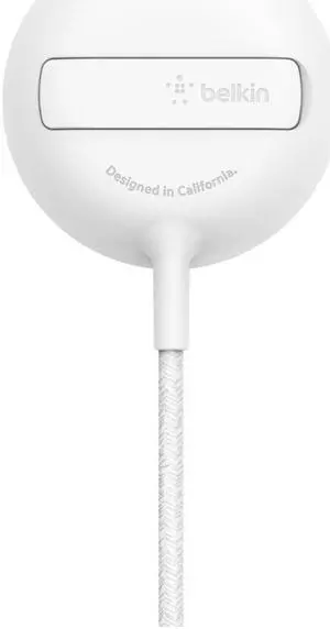 BELKIN WIA004btWH BOOST CHARGE PRO White Portable Wireless Charger Pad with MagSafe 15W