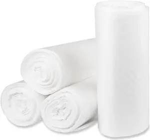 Eco Strong Plus Can Liners 60 gal 16 mic 38" x 58" Natural Perforated Roll 200/Carton PCRH385816N