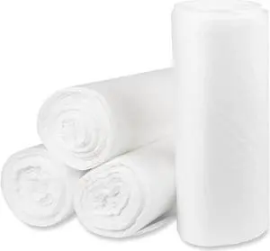 Eco Strong Plus Can Liners 40 gal 14 mic 40" x 46" Natural Perforated Roll 250/Carton PCRH404614N