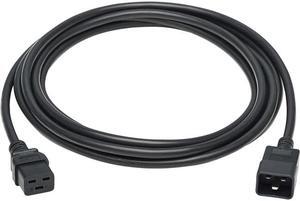 Tripp Lite Power Extension Cord C19 to C20 Heavy-Duty 15A 250V 14 AWG 15 ft. 4.6 m Black P03601515A